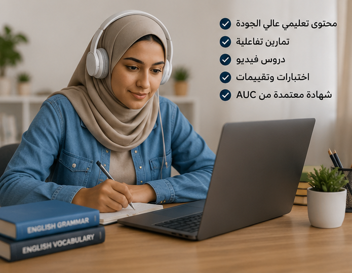 كورس انجليزي من الجامعة الأمريكية بالقاهرة المجاني 2026