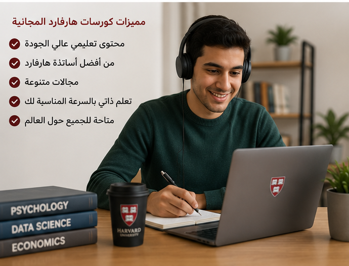 كورسات جامعة هارفارد المجانية عبر الإنترنت 2026