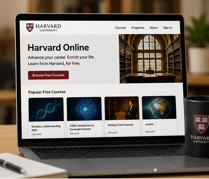كورسات جامعة هارفارد المجانية عبر الإنترنت 2026