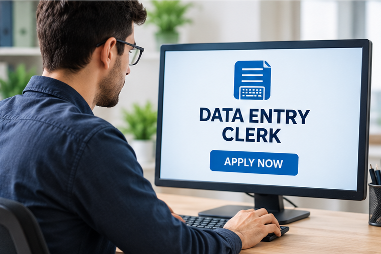 Data Entry Clerk JOBS 2026/2027